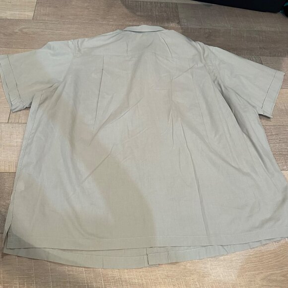 Harbor Bay Gray Casual Button Down Shirt - Picture 7 of 7